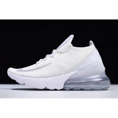 Nike Air Max 270 Flyknit Beyaz / Platini Koşu Ayakkabısı Türkiye - ZHTW0YIN